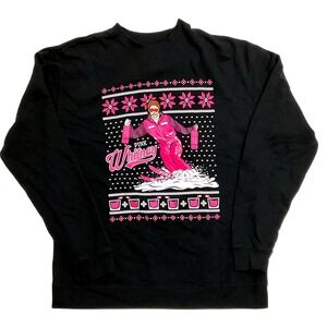 BARSTOOL SPORTS X PINK WHITNEY sweatshirt snow ski vodka‎ unisex men L women XL